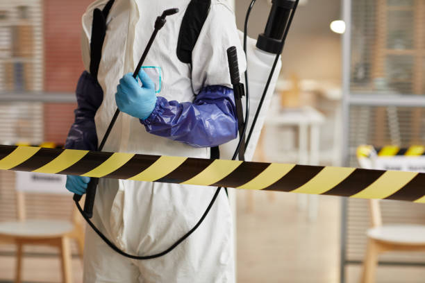 Professional Crime Scene Cleanup technician working in Croton, OH